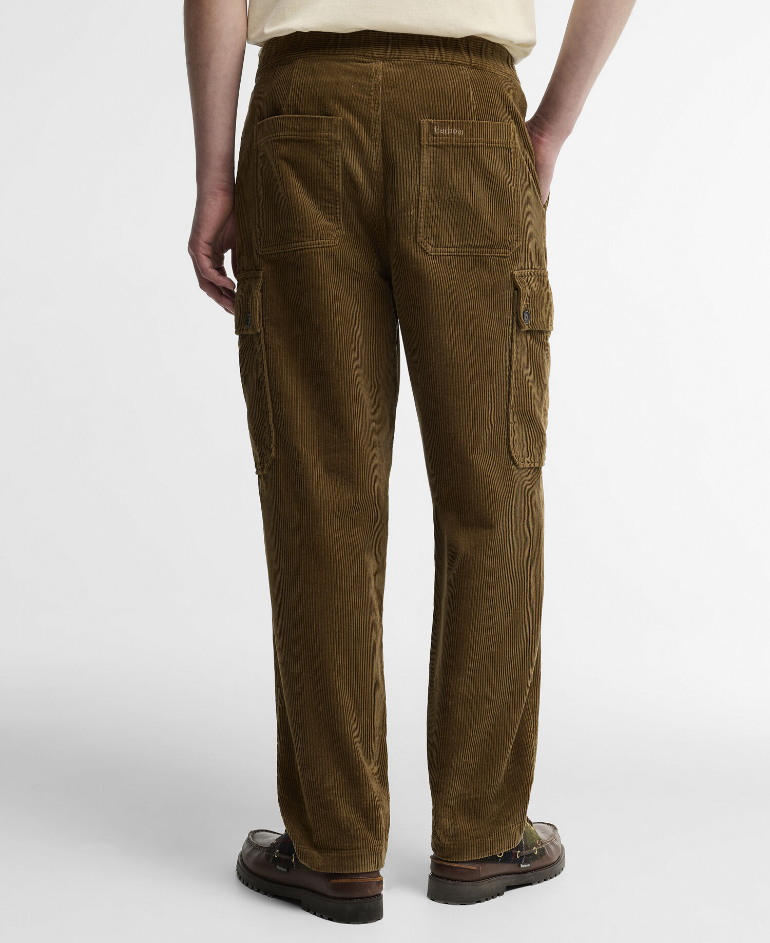Barbour Cordhose Leonard Oversized Sepia