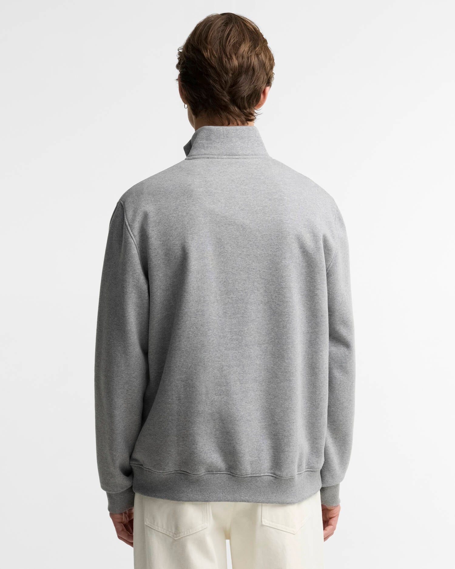 Essential Half-Zip Sweatshirt Anthracite Marl image number 2