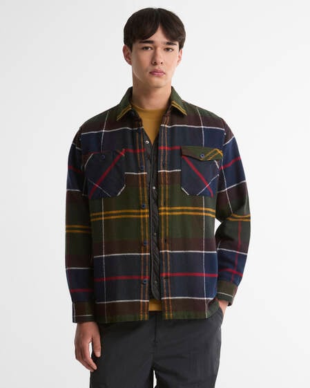 Hayfield Tartan Oversized Long-Sleeved Shirt Classic Tartan