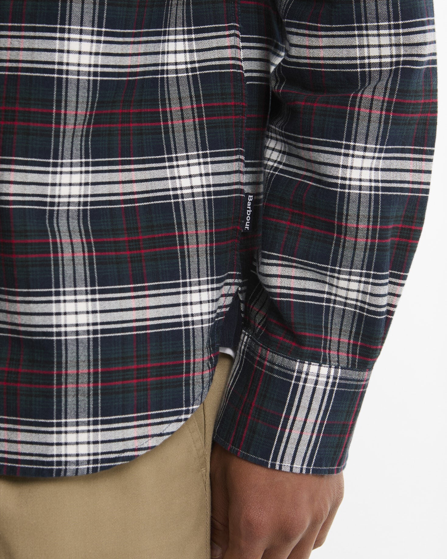 Clyde Authentic-Fit Long-Sleeved Shirt Navy