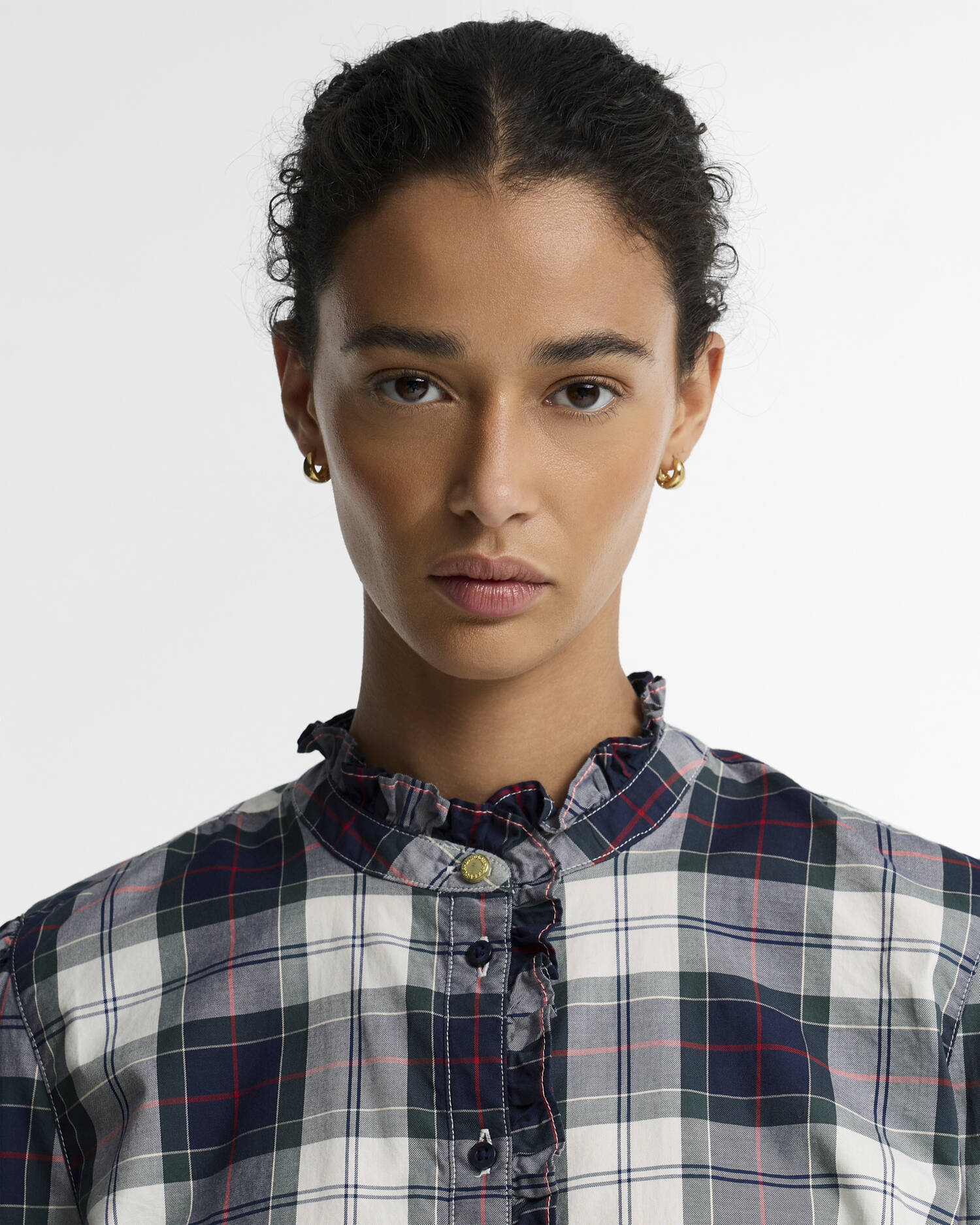 Camicia dalla vestibilit&agrave; comoda Aspen Lt Evergreen Tartan image number 3