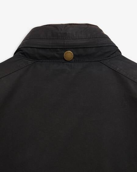 Barbour Re-loved Men's Sapper Waxed Jacket - Size L Black