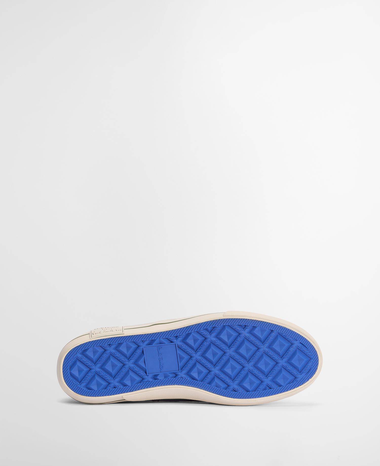 Paul Smith Loves Barbour Men's Plimsolls Dark Navy image number 6