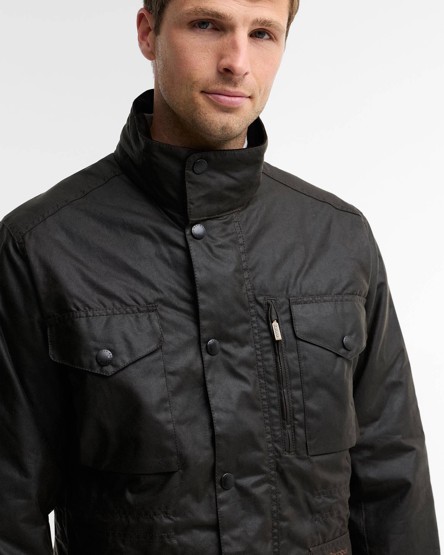 Sapper Waxed Jacket Olive-Classic image number 3