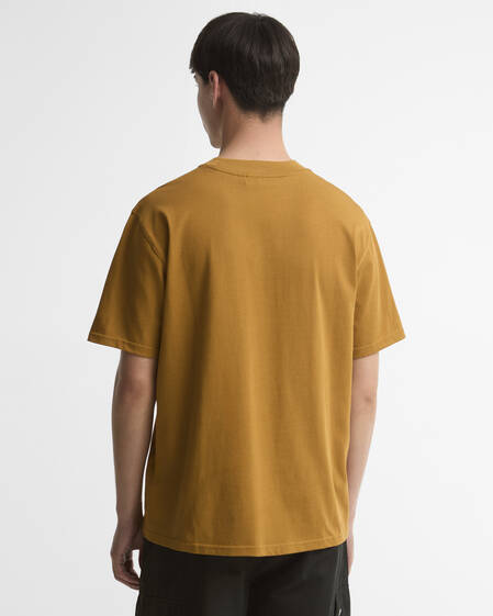 Tartan Logo Oversized Graphic T-Shirt Cumin