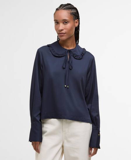 Camicia a maniche lunghe Evie Dark Navy