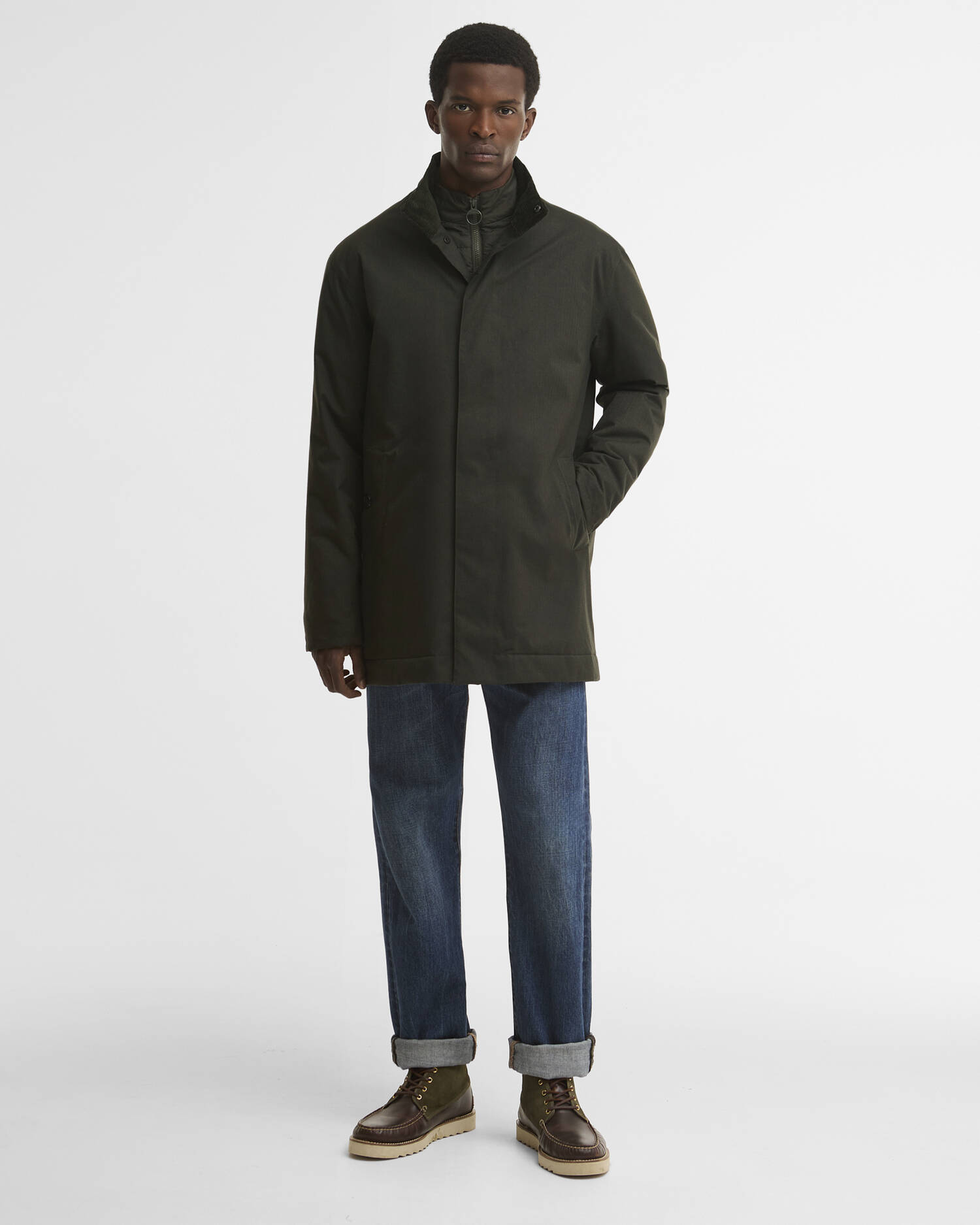 Northdale Waterproof Mac Dark Sage image number 1