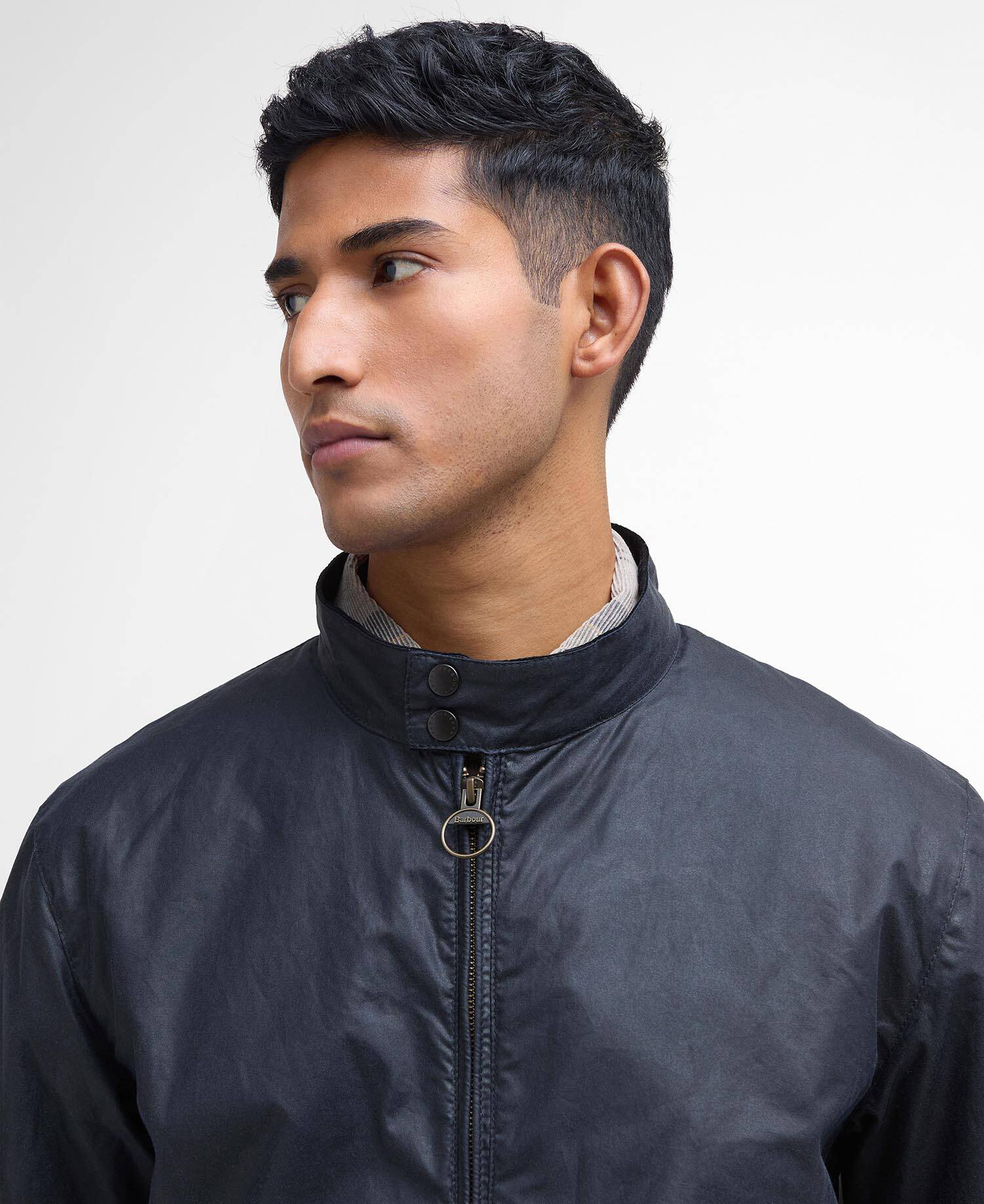 Lightweight Royston Waxed Jacket Royal Navy image number 3