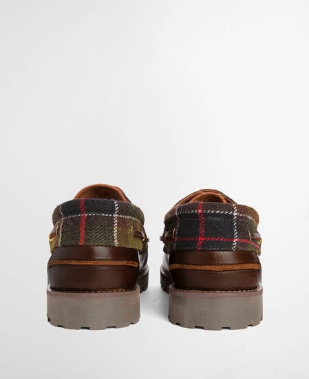 Re-Engineered Deck Boat Shoes Brown/Classic Tartan