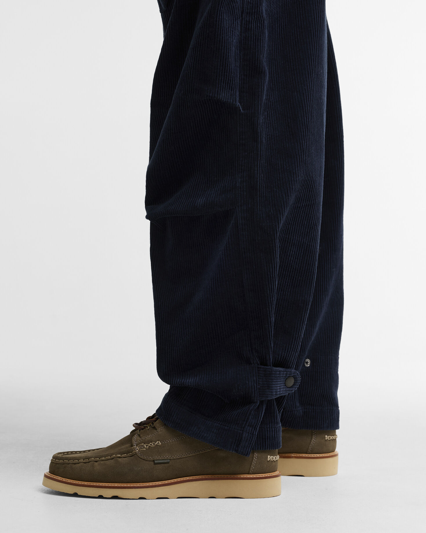 Barbour x Norbit Oversized Cord Trousers Navy