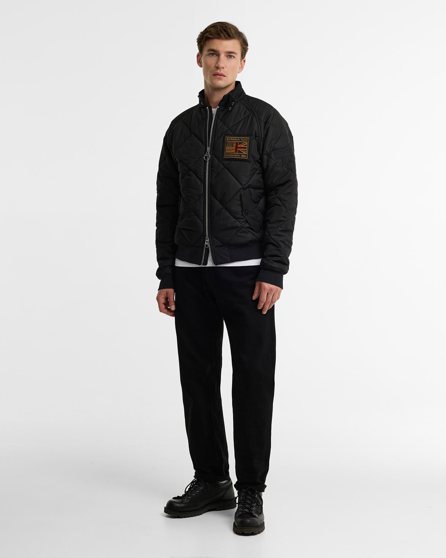 Merchant Quilted Jacket Classic Black