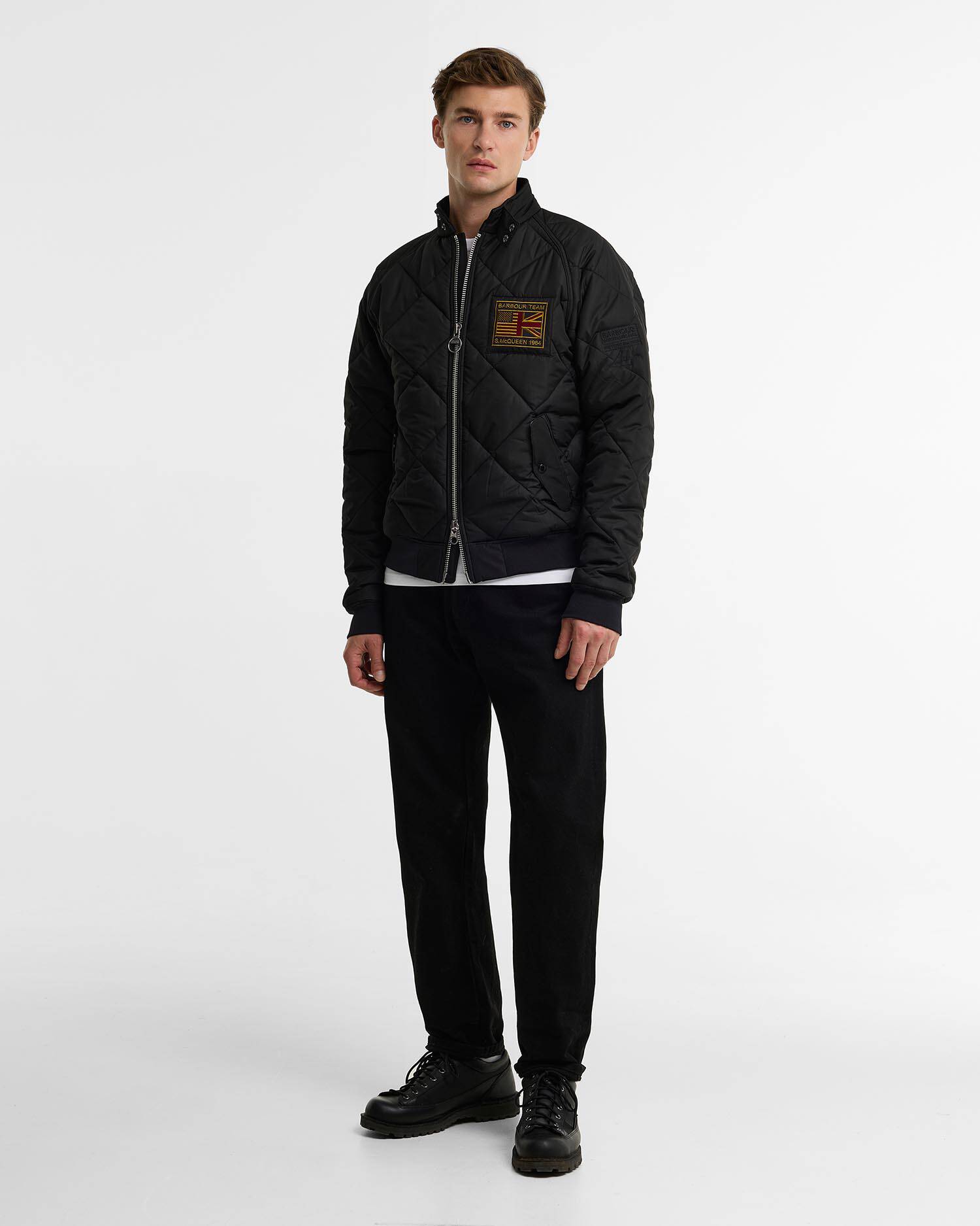 Merchant Quilted Jacket Classic Black image number 1