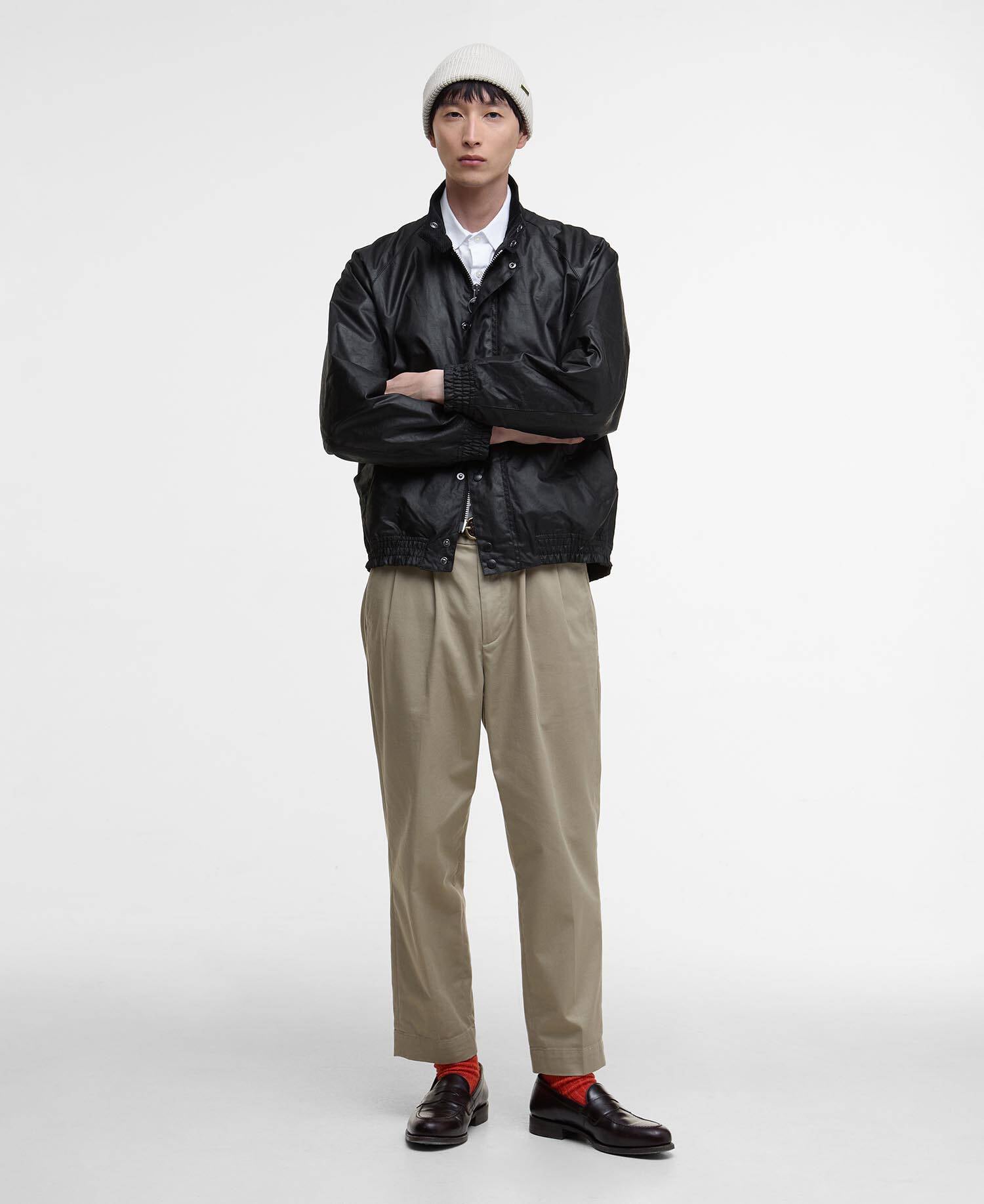 Blouson Transport Waxed Jacket Black image number 1