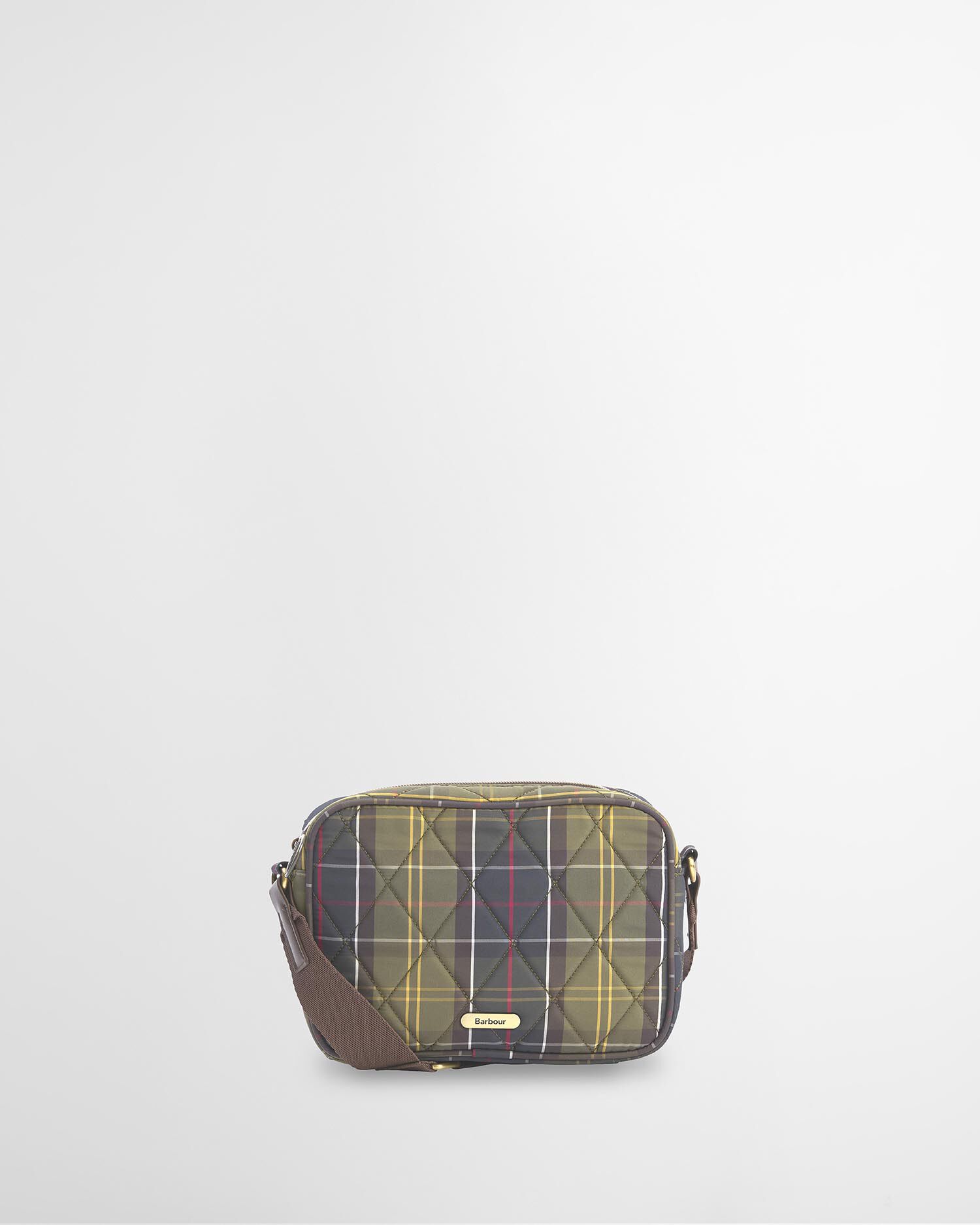 Quilted Crossbody Bag Classic Tartan
