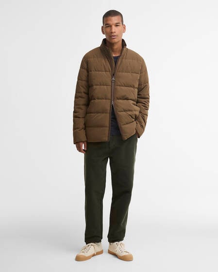 Noree Quilted Jacket Dark Sand