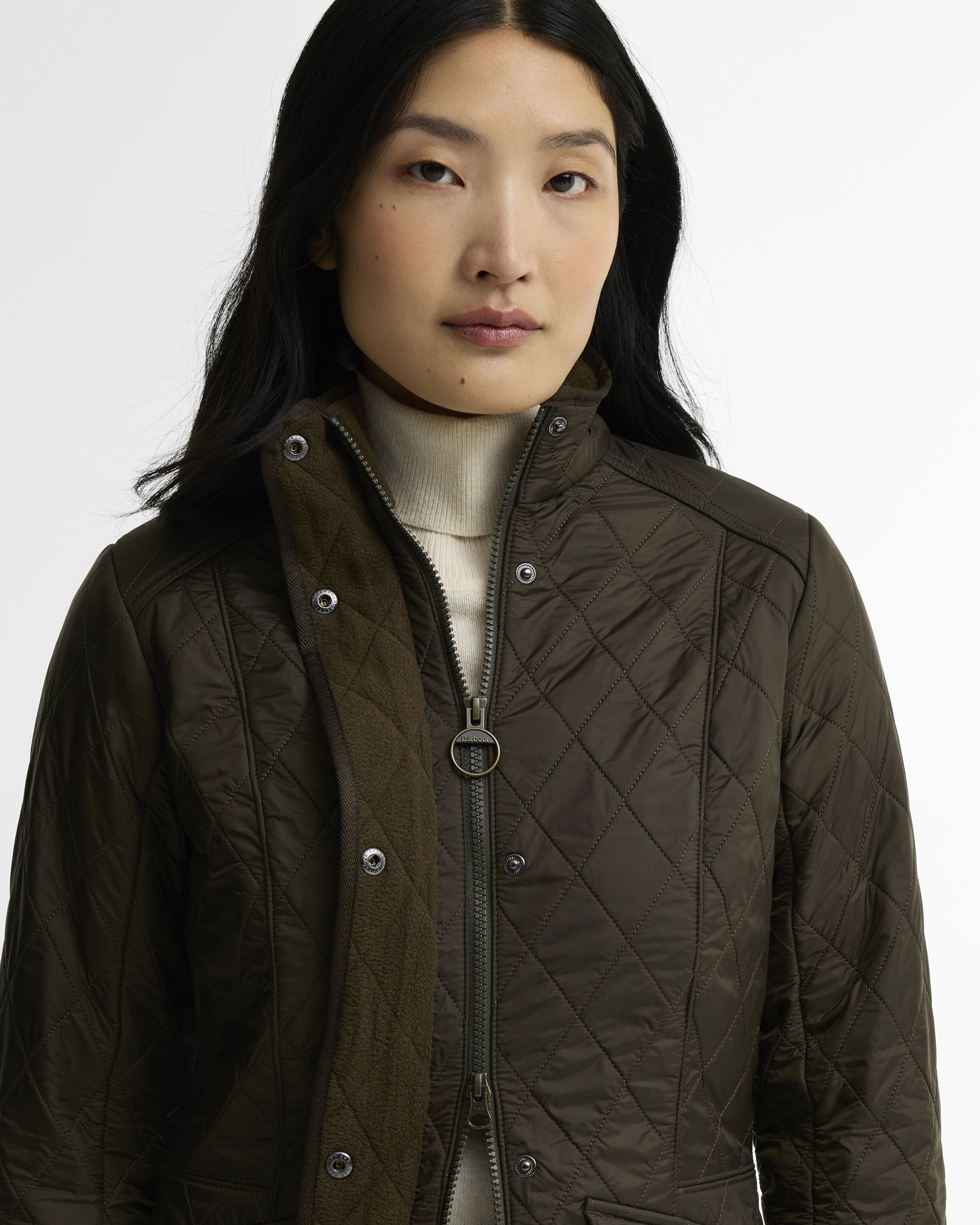 Cavalry Polarquilt Jacket Dark Olive-Olive