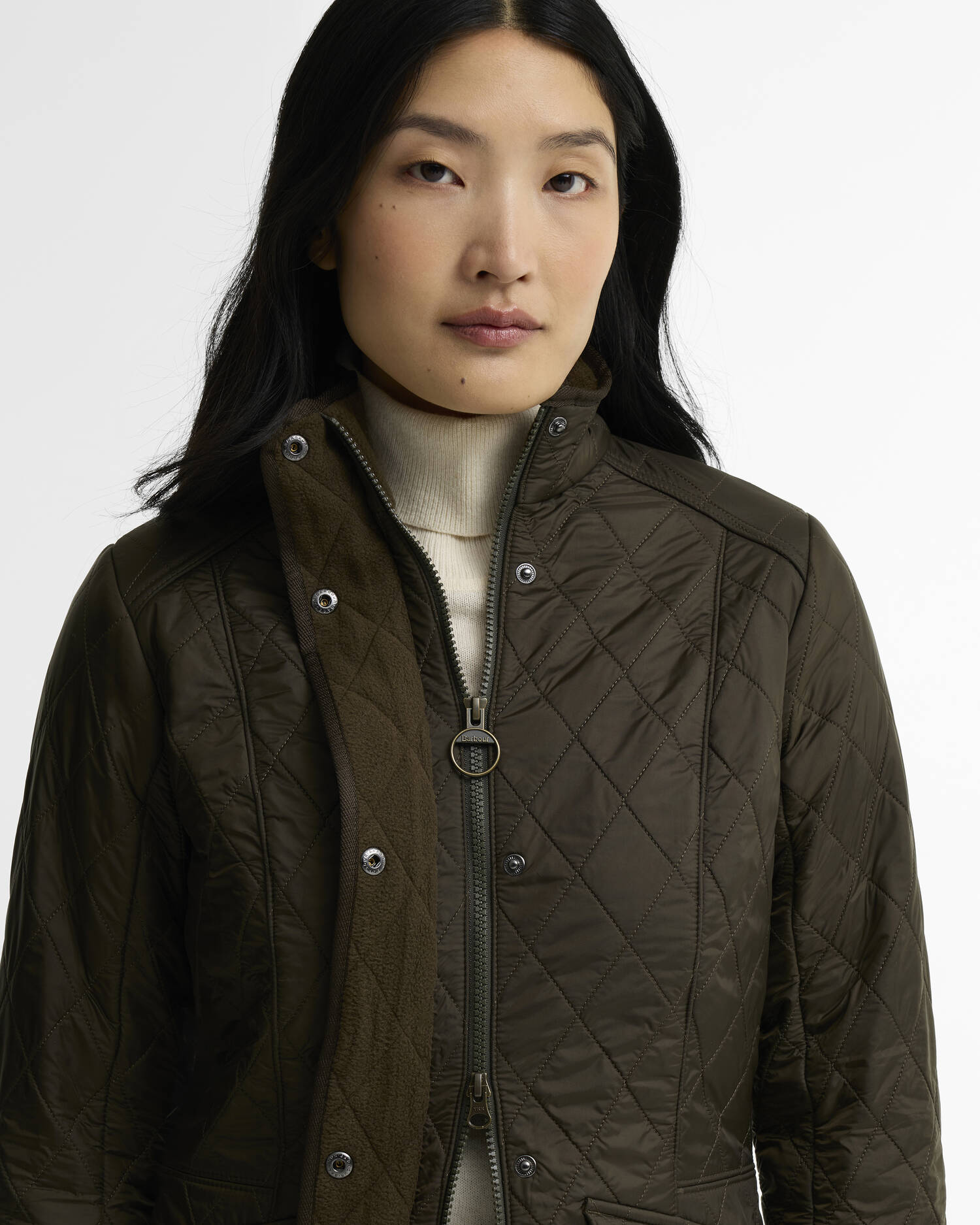 Cavalry Polarquilt Jacket Dark Olive-Olive image number 3