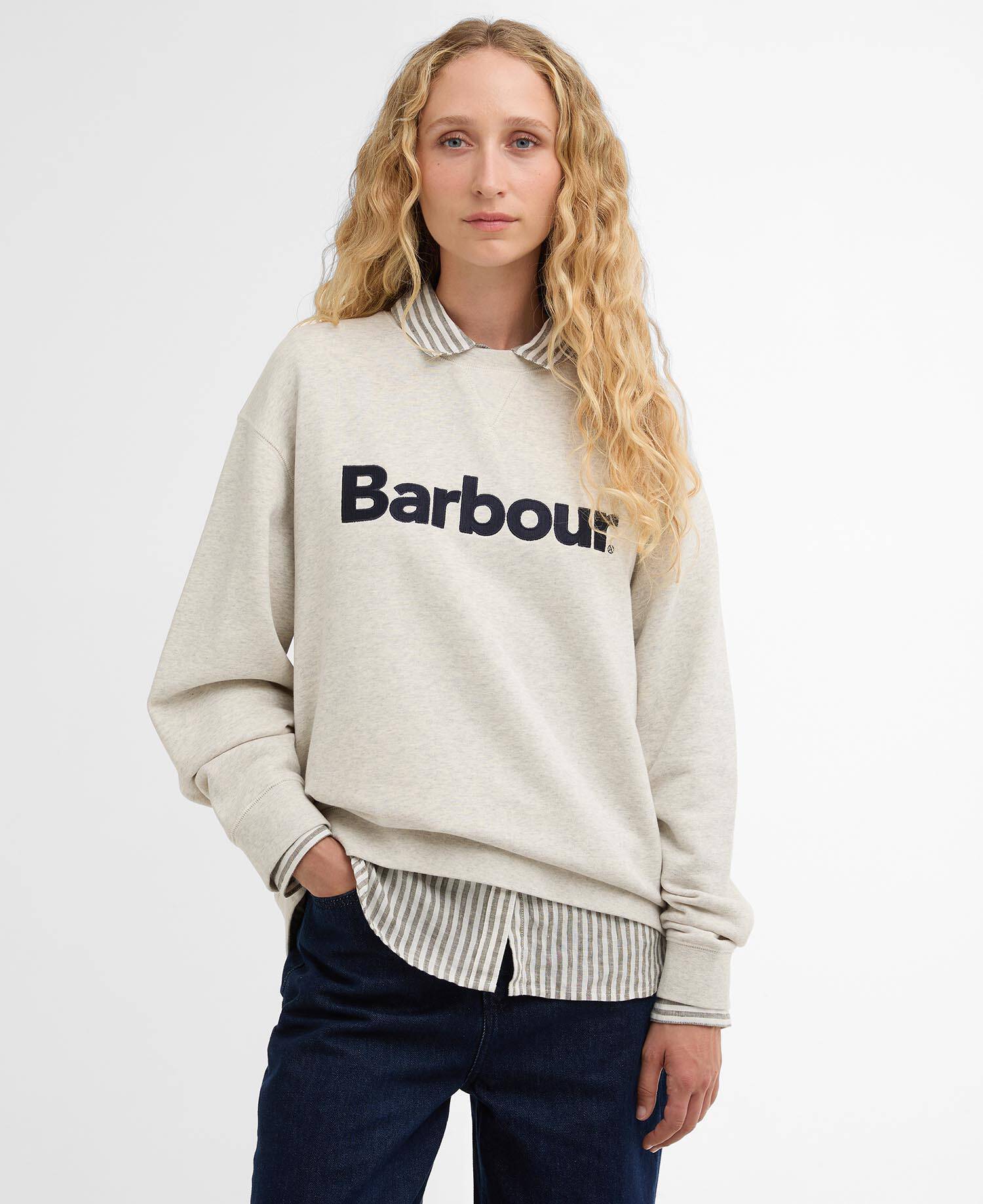 Hartland Logo Sweatshirt Cloud Marl image number 0