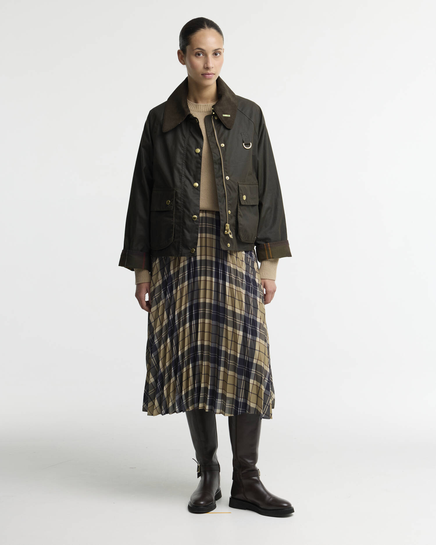 Icons Modern Spey Waxed Jacket Olive/Classic image number 1