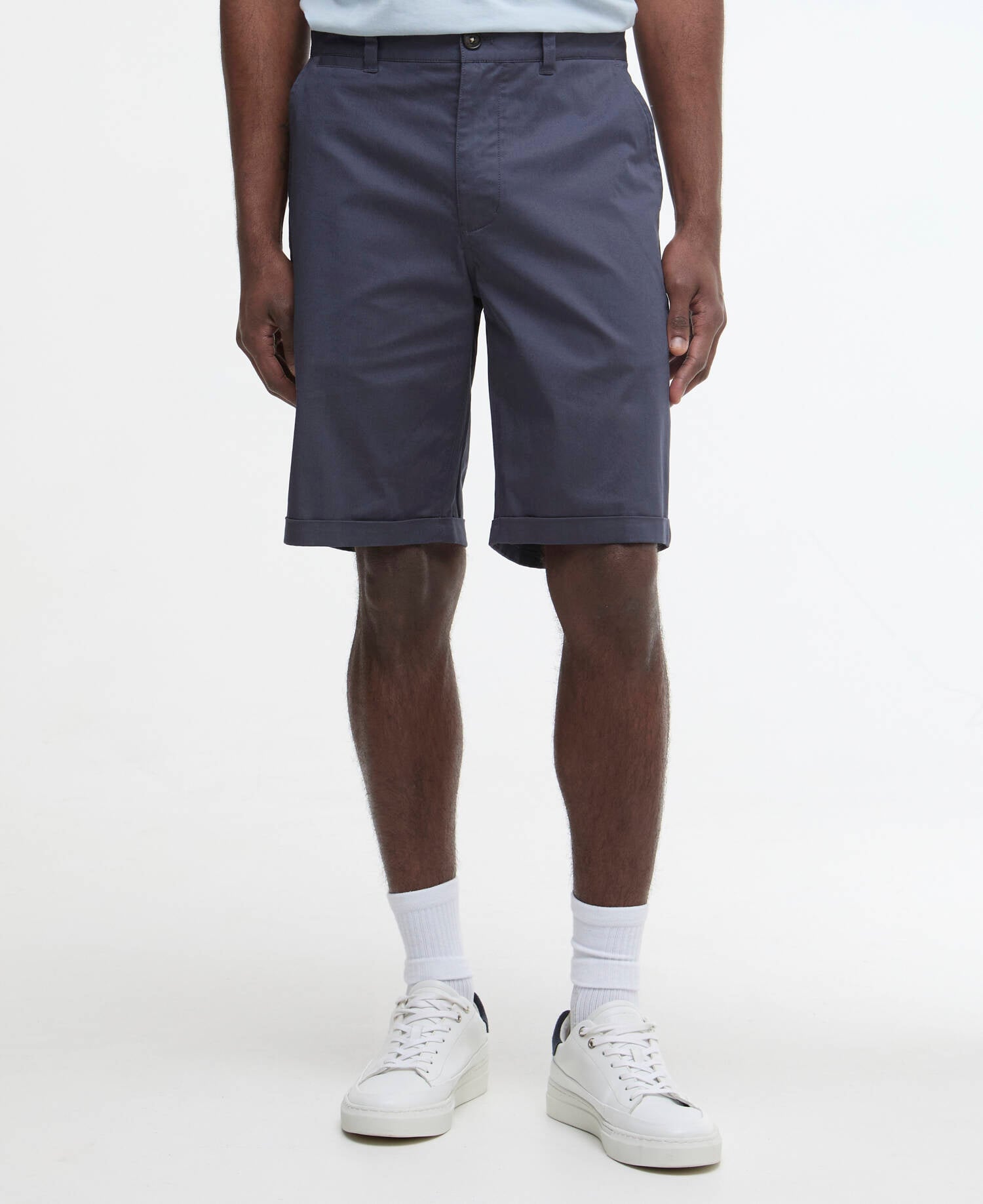 Smart Chino Shorts Washed Navy image number 1