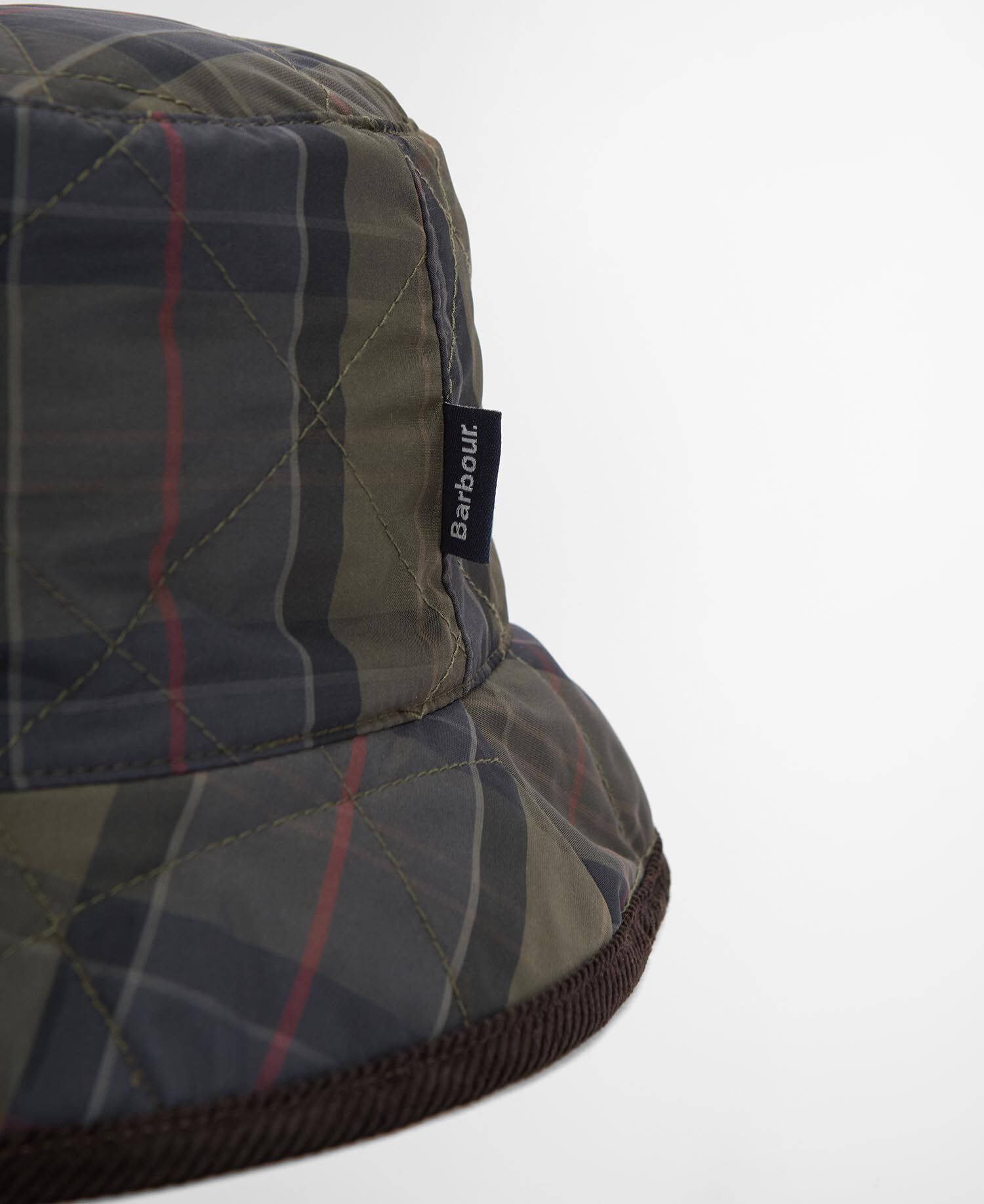 Liddesdale Reversible Bucket Hat Olive/Shadow Classic Tartan