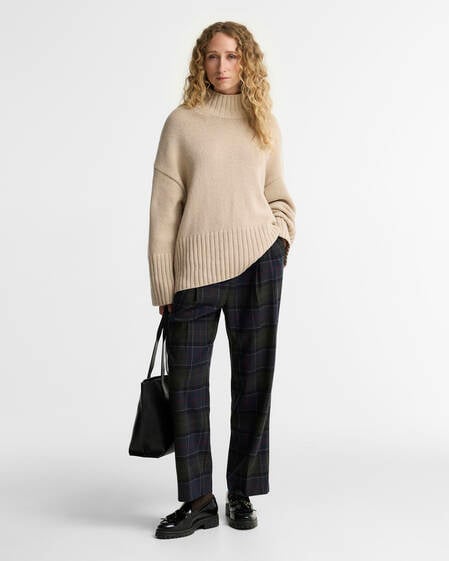 May Funnel Neck Jumper Birch