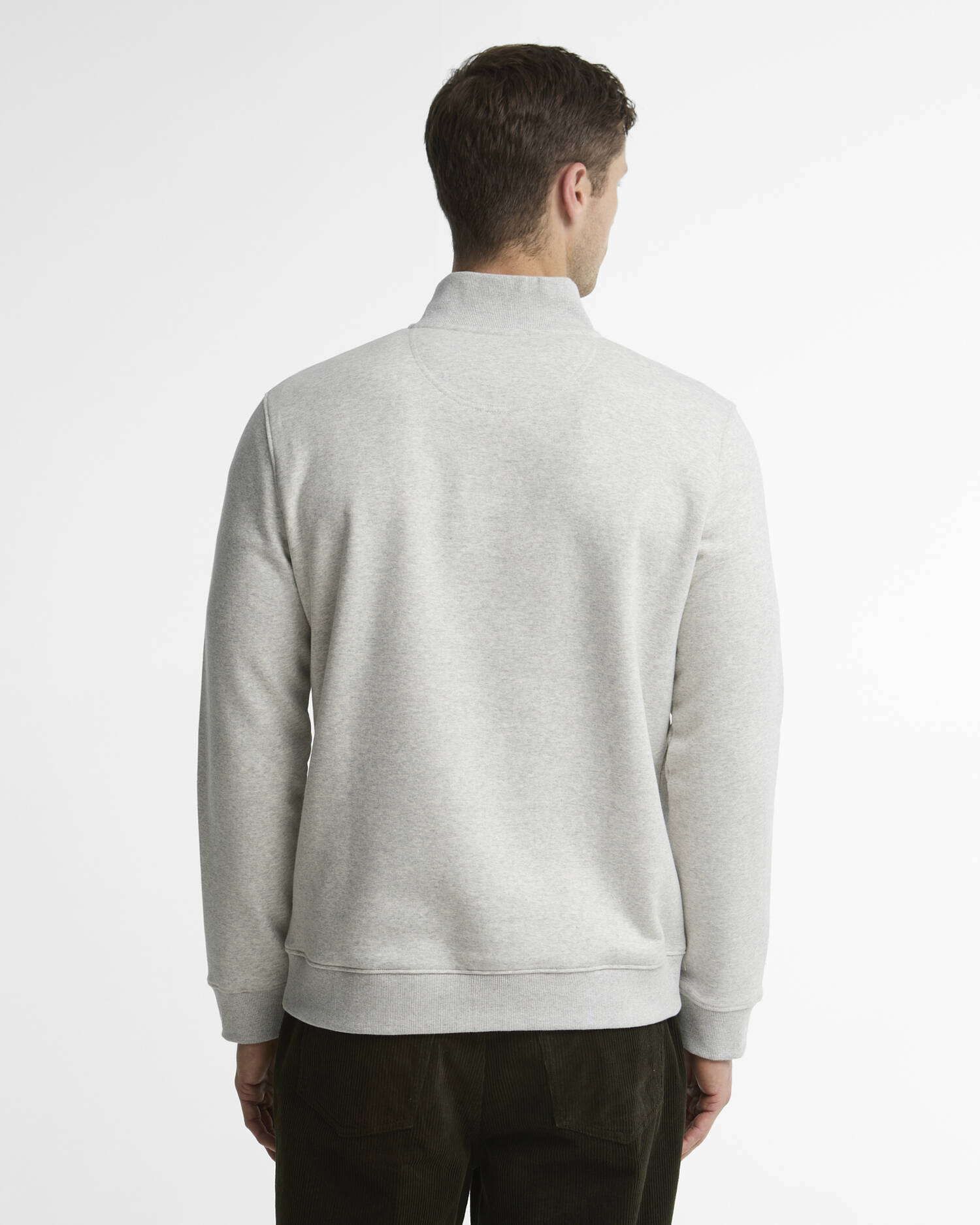 Desmond Half-Zip Sweatshirt Grey Marl image number 2