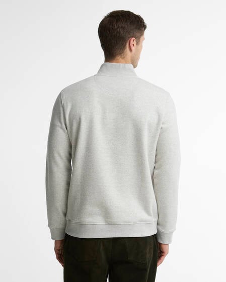 Barbour Sweatshirt Desmond Half-Zip Grey Marl