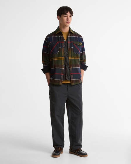 Hayfield Tartan Oversized Long-Sleeved Shirt Classic Tartan