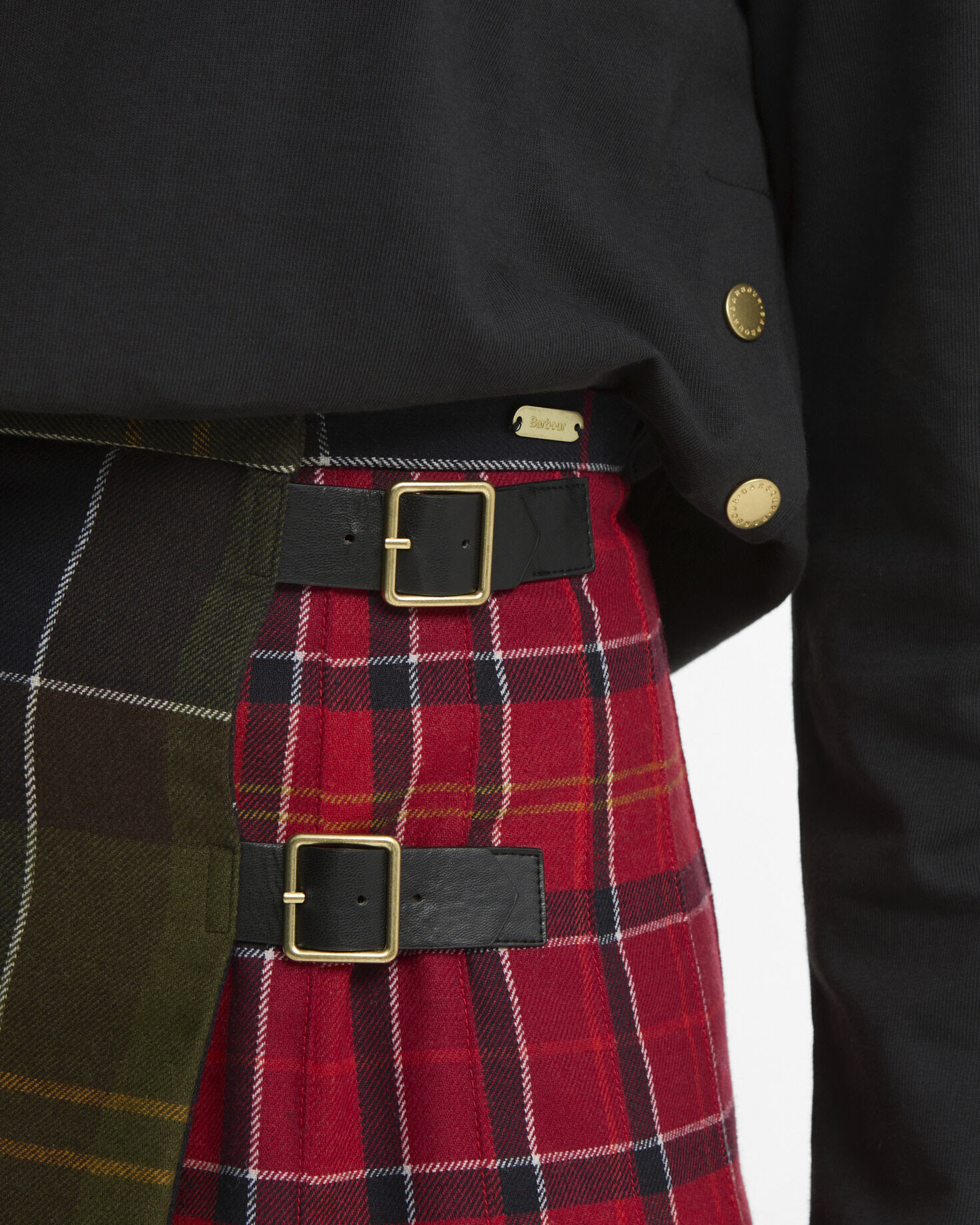 Mini gonna in tartan Gillian Cardinal Tartan Multi