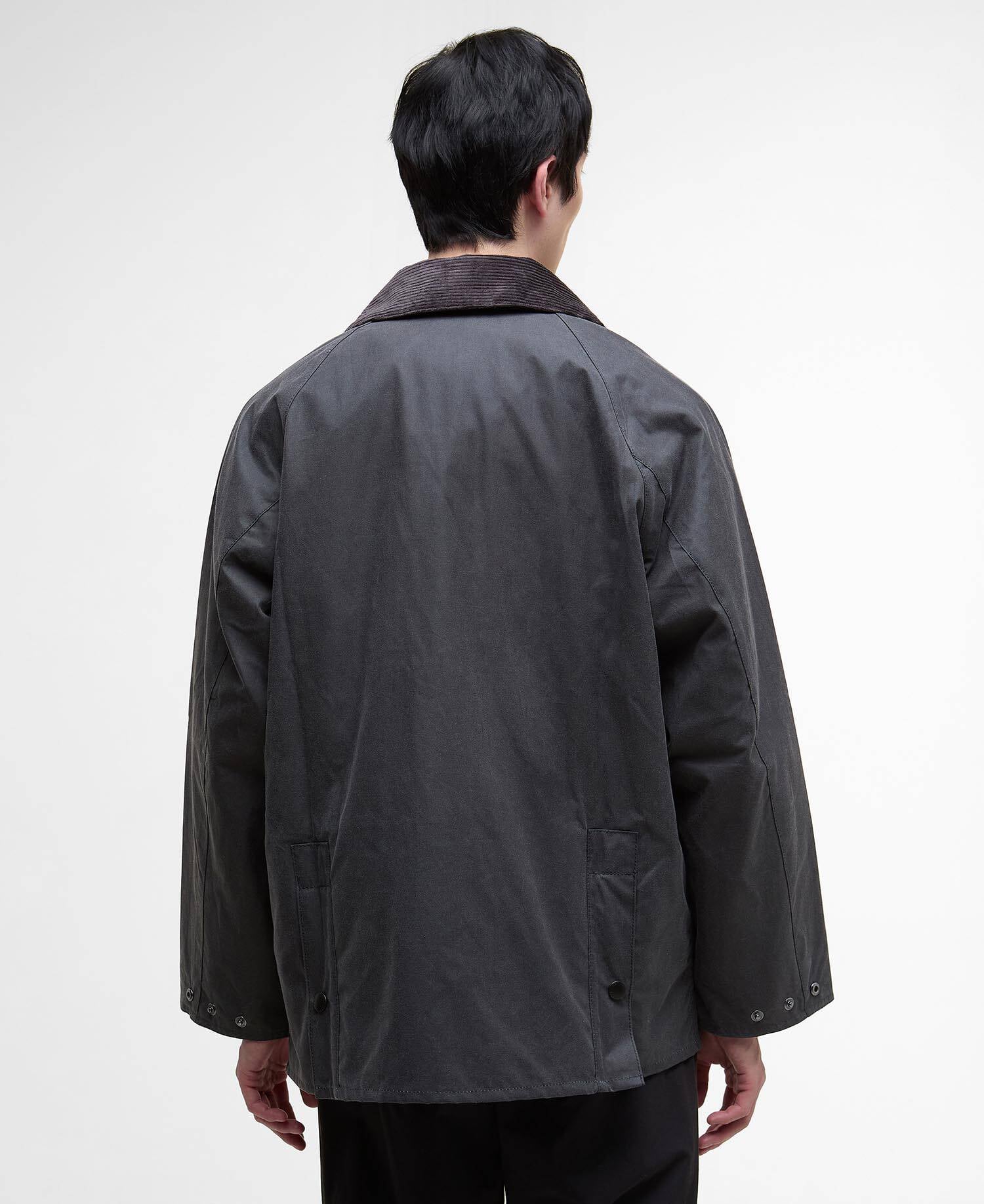 Oversized Bedale Waxed Jacket Classic Grey image number 2