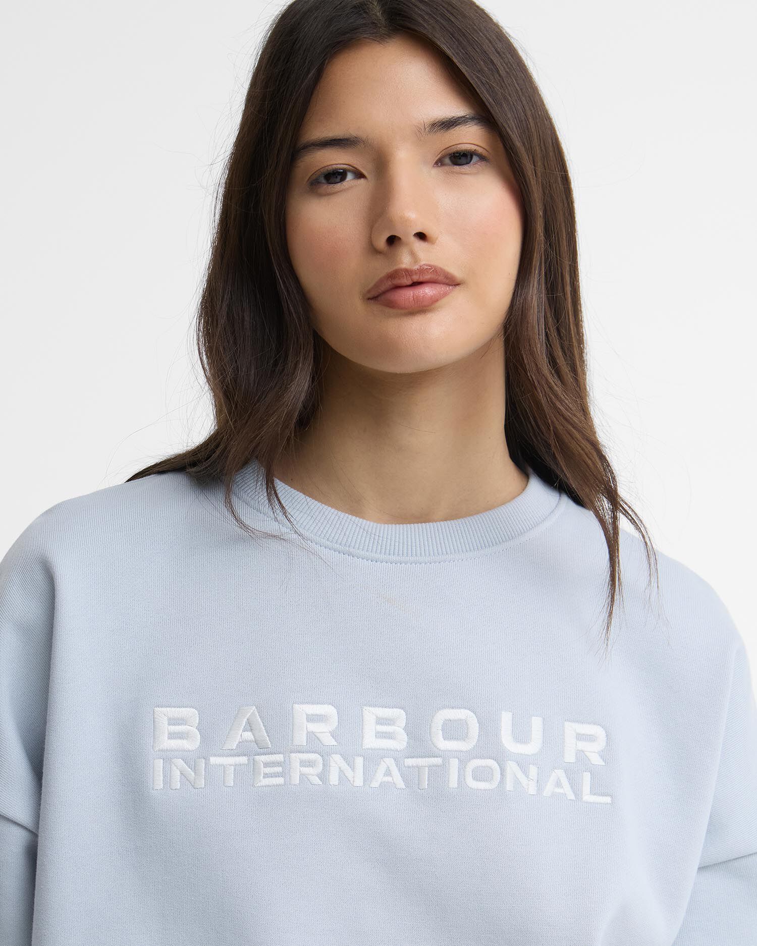 Sweatshirt Niamh Logo Pearl Blue
