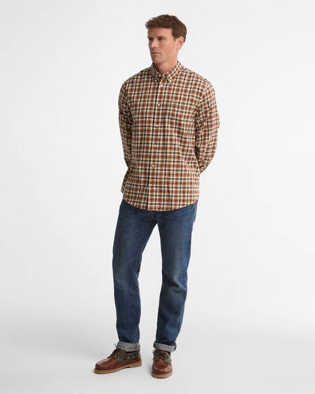 Fallowlane Regular-Fit Long-Sleeved Shirt Olive