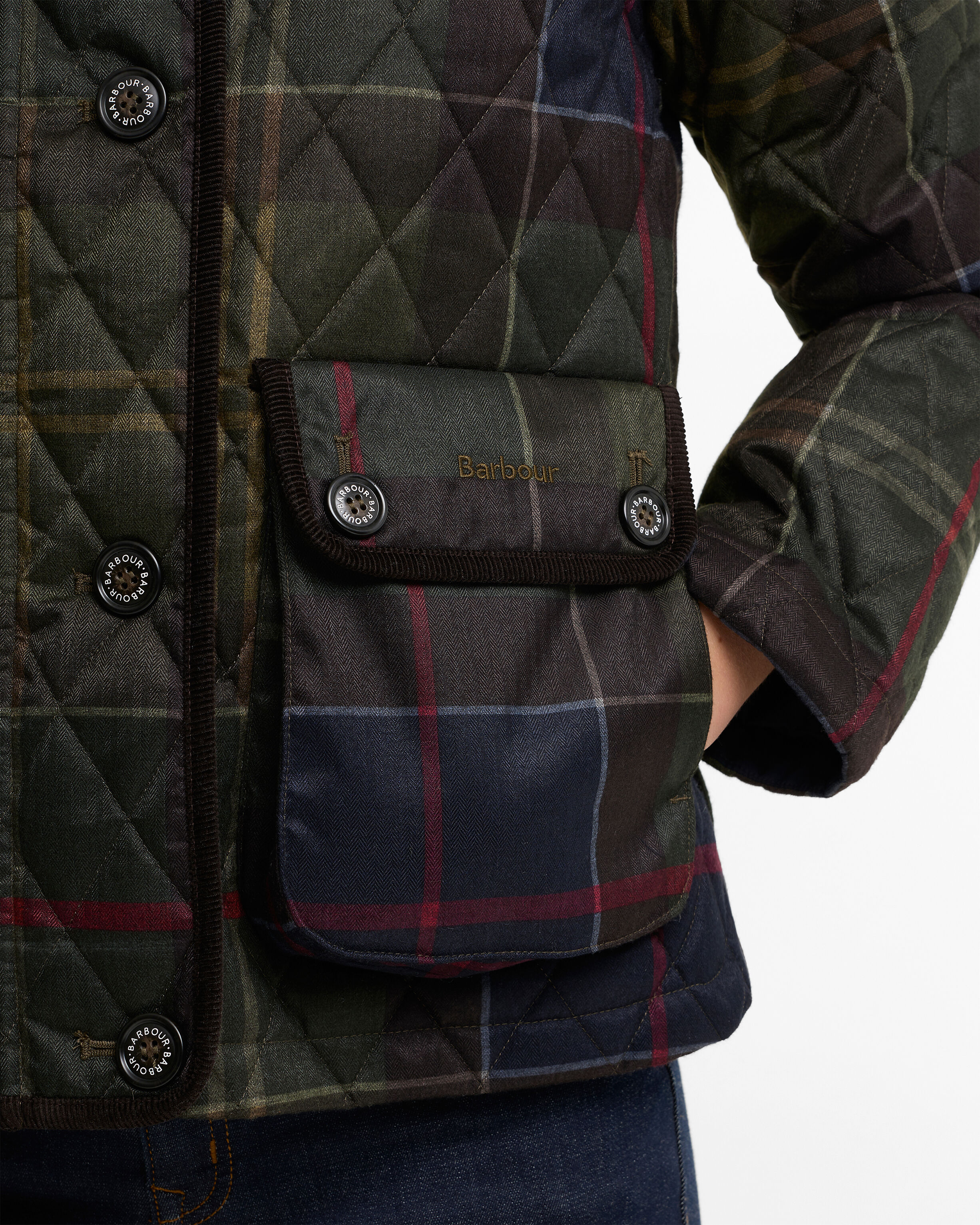 Steppjacke Loudon Tartan