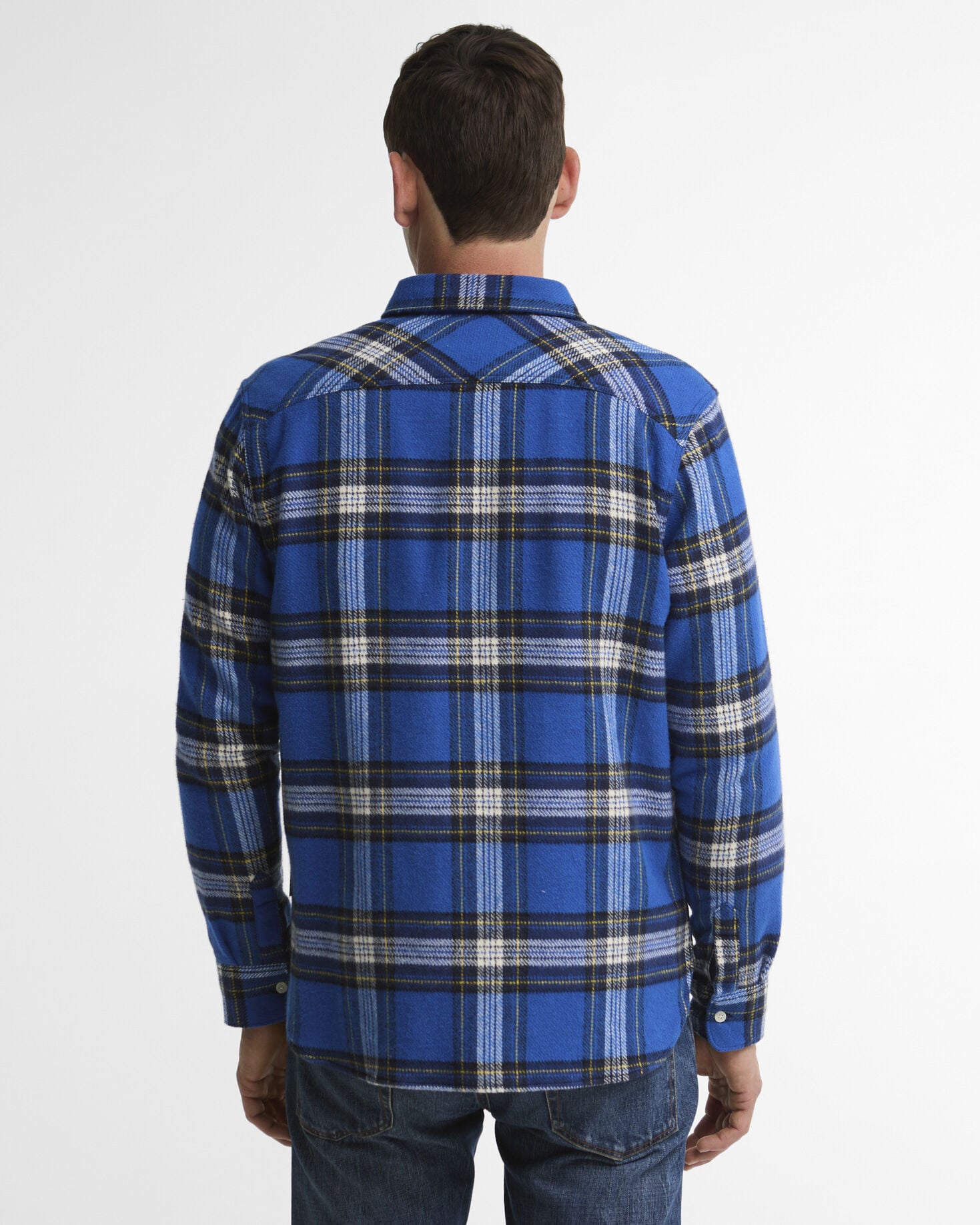 Bowmonth Authentic-Fit Long-Sleeved Shirt Blue