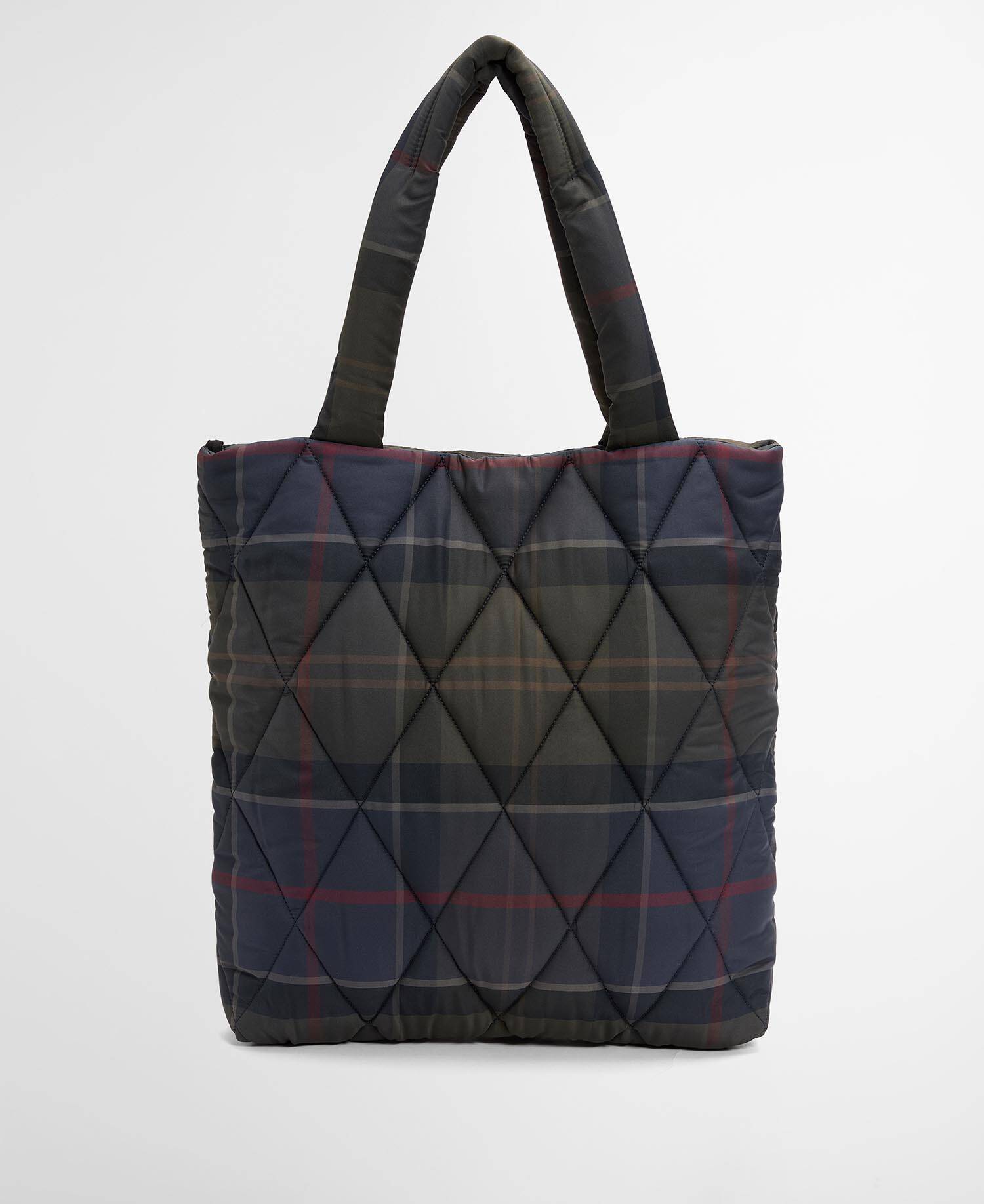 Tartan Arlene Quilted Tote Bag Shadow Classic Tartan image number 3