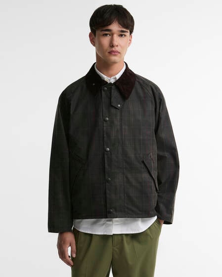 Tartan Transport Waxed Jacket Dark Tartan