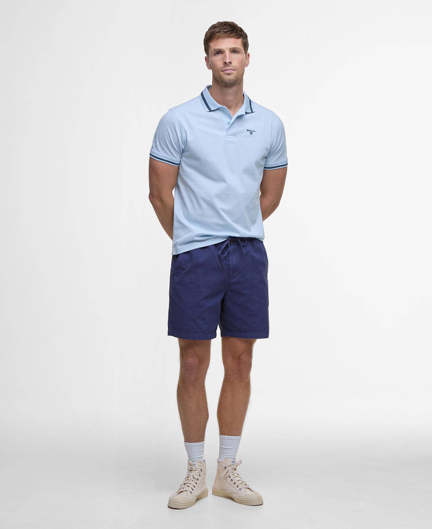 Ferrybridge Lightweight Polo Shirt Ocean Sky image number 1
