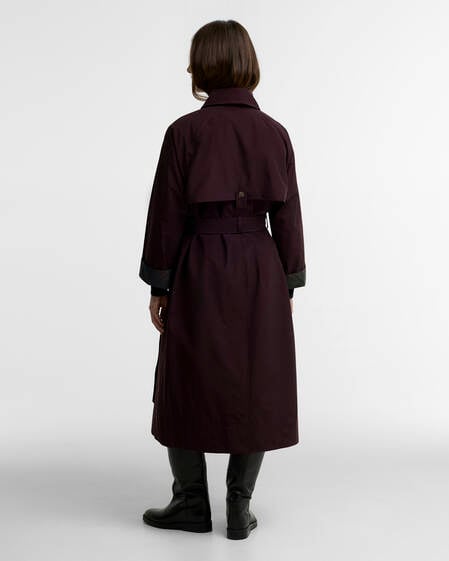 Barbour Trenchcoat Antonella Showerproof Fig/Shadow Classic