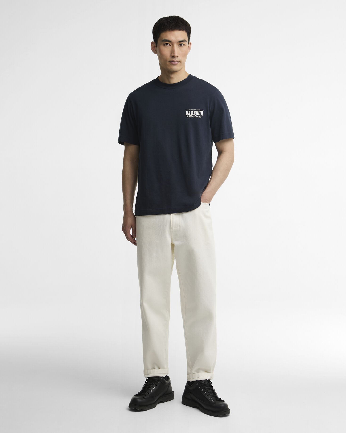 T-Shirt Pull Graphic Navy