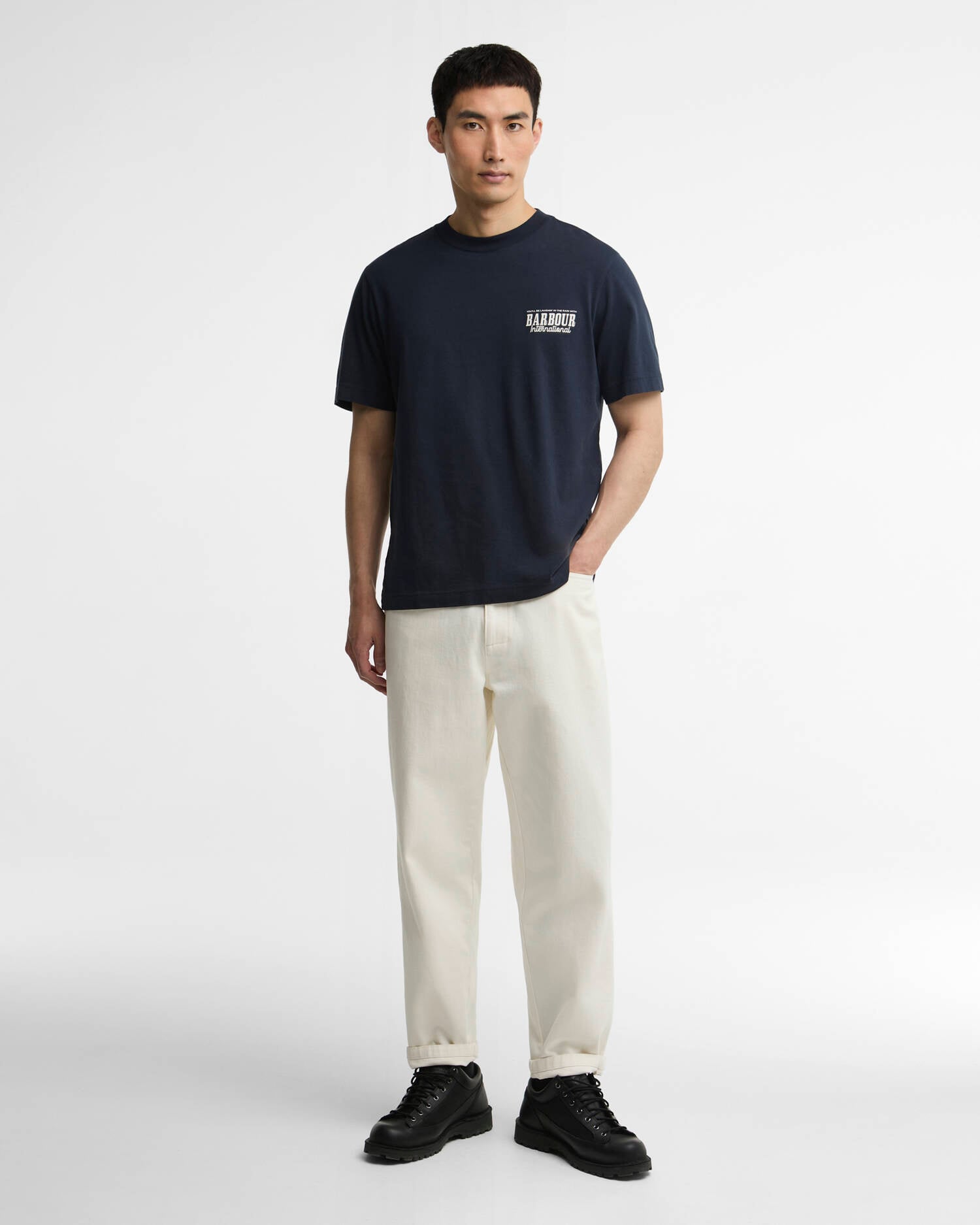T-Shirt Pull Graphic Navy image number 1