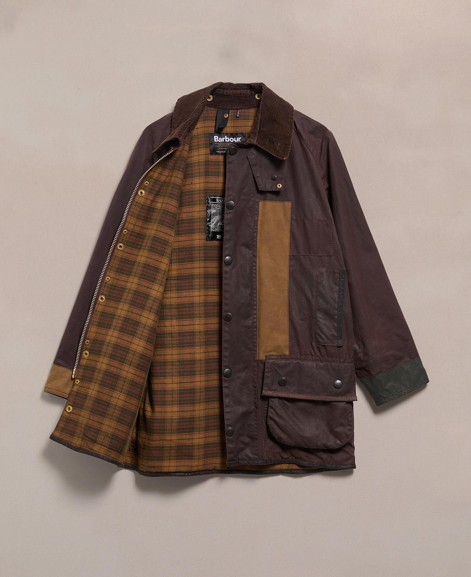 Barbour Re-loved Men's Beaufort Waxed Jacket - Size 38 Rustic