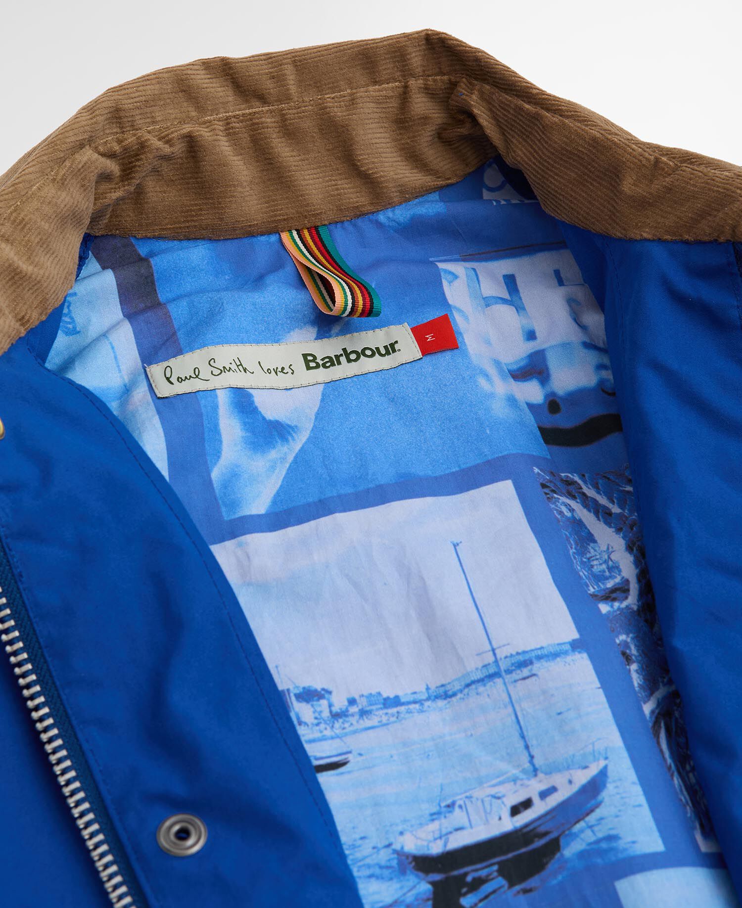 Paul Smith Loves Barbour Sugarlump Bedale Casual Jacket Royal