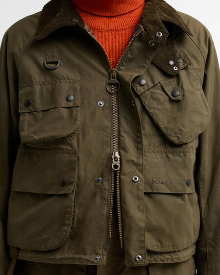 Barbour x Norbit 3-in-1-Freizeitjacke Khaki Brown