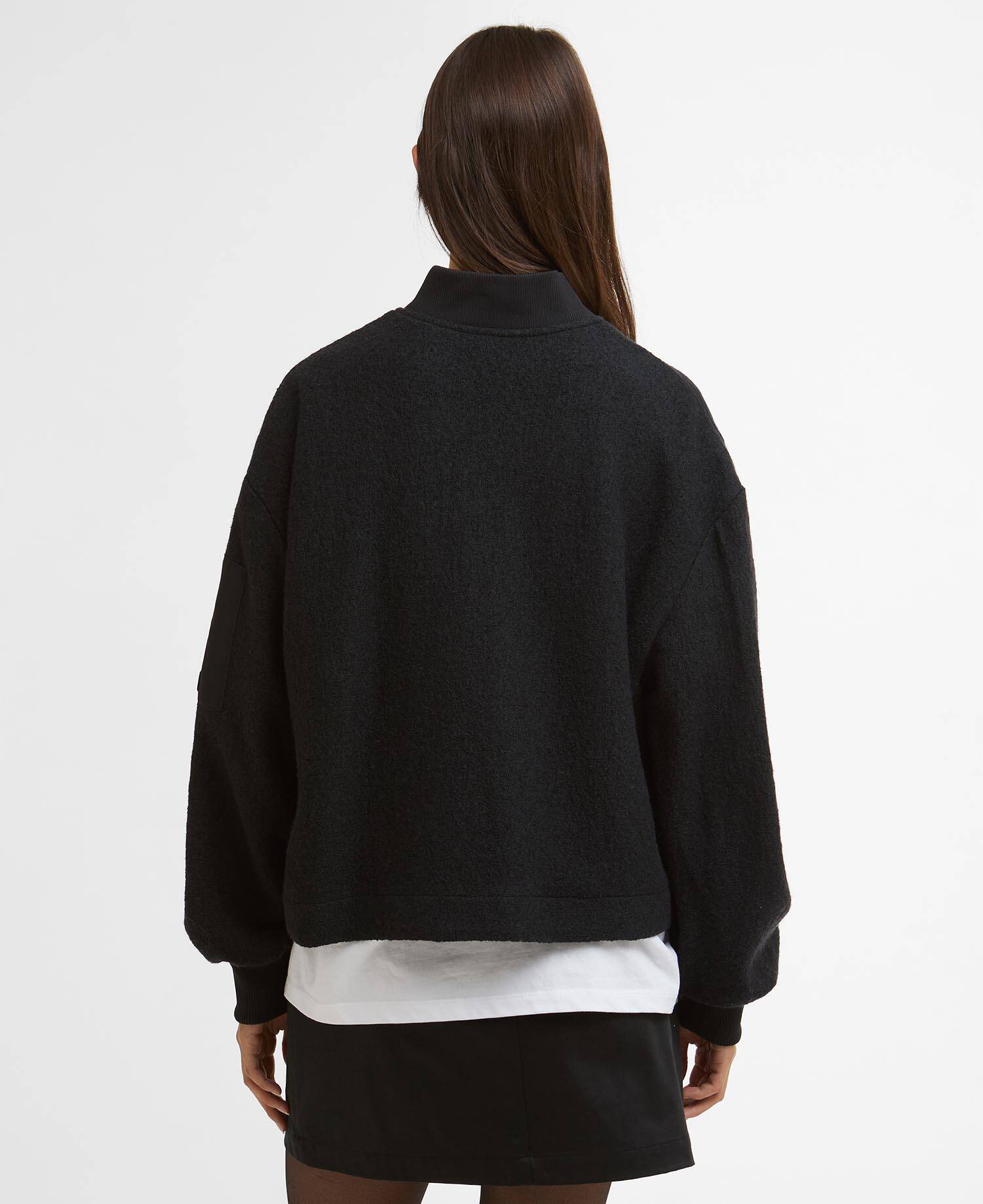 Bomber in lana Monique Black image number 2