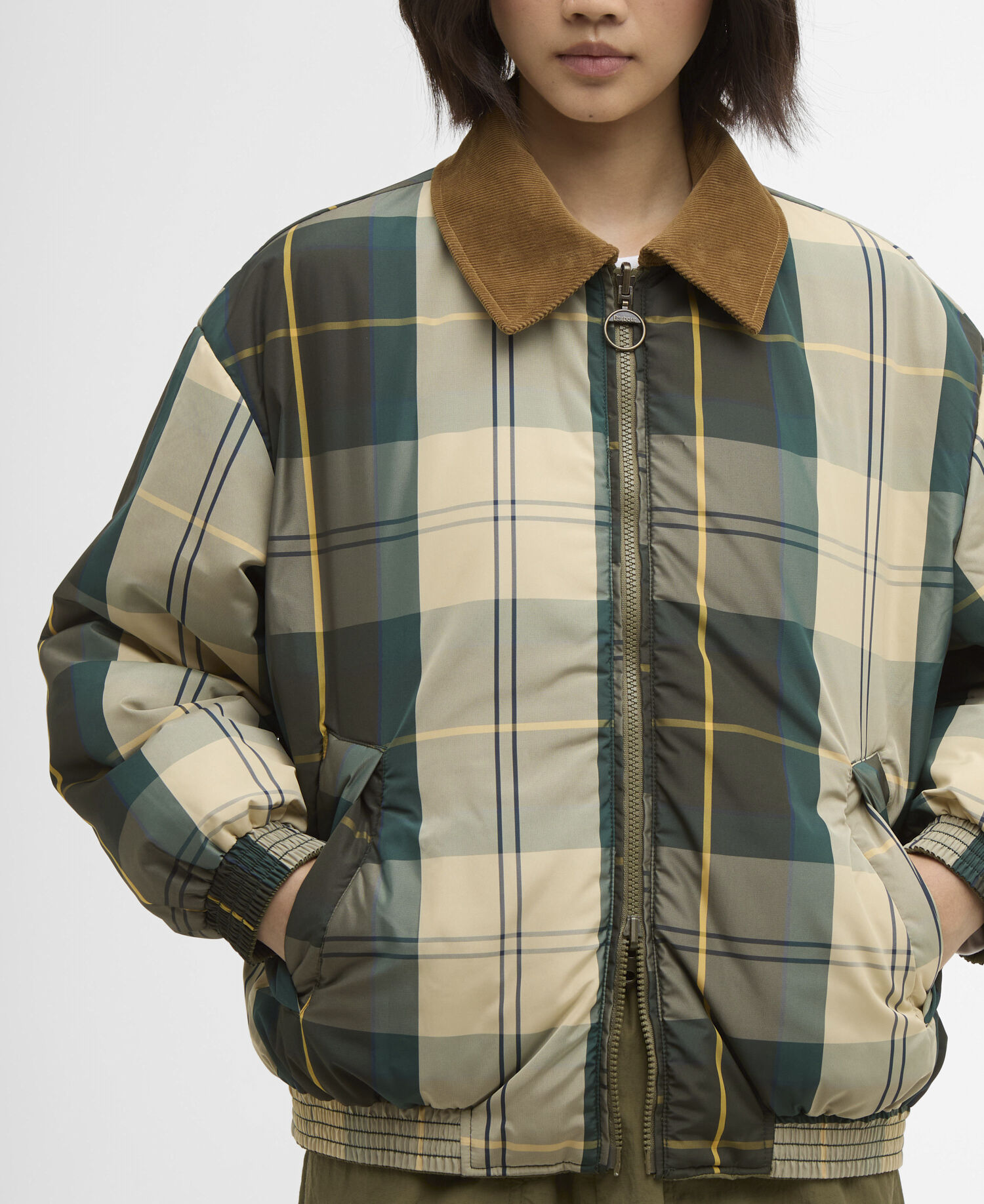 Maureen Reversible Casual Jacket Burnt Olive/Ancient