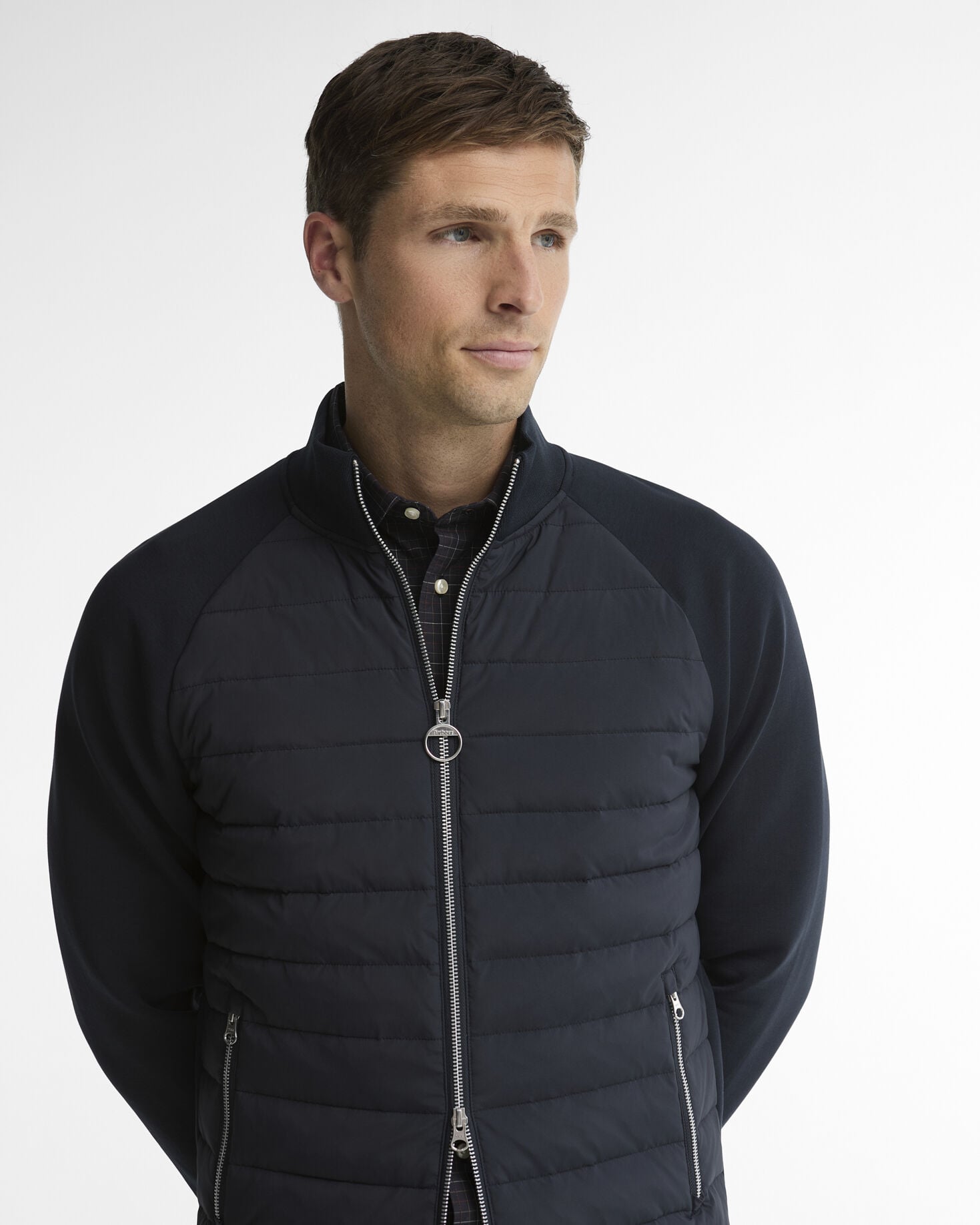 Barbour Steppjacke Thornton Dark Navy