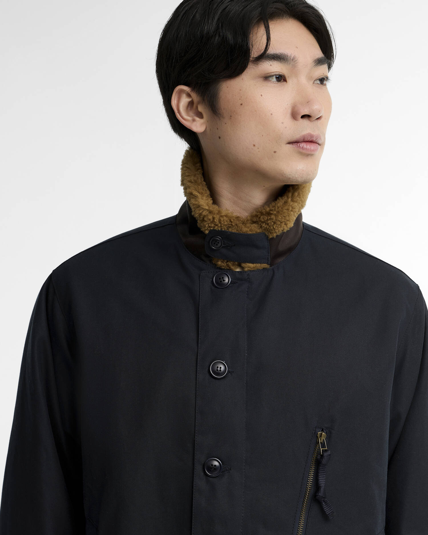 Barbour Wachsjacke Macklow Navy image number 3