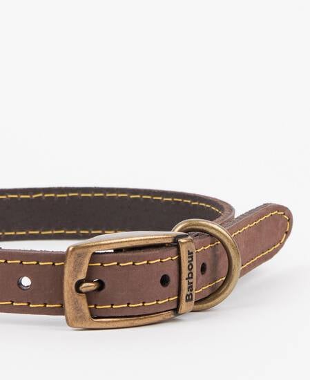 Leather Dog Collar Classic Brown