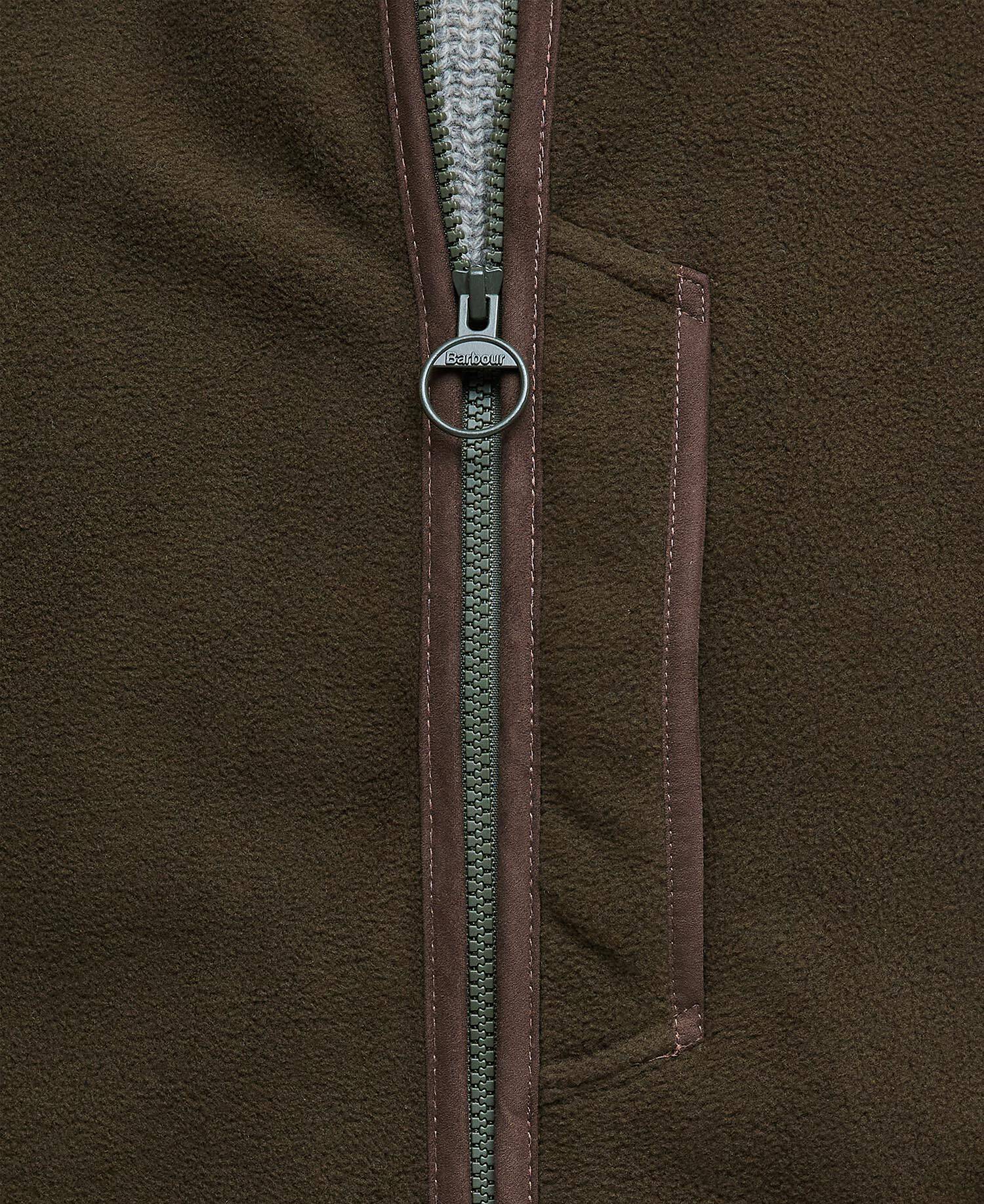 Active Fleece Gilet Olive image number 3